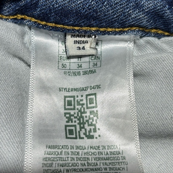 Guess Jeans Mens 34 Super Skinny Chris Distressed Original Denim Streetwear - Picture 4 of 6